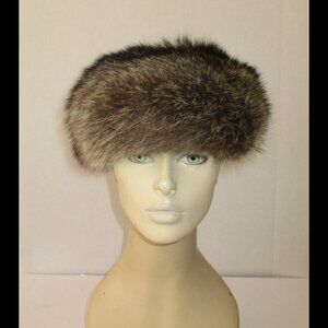 Classic Faux Fur Headband - Brown